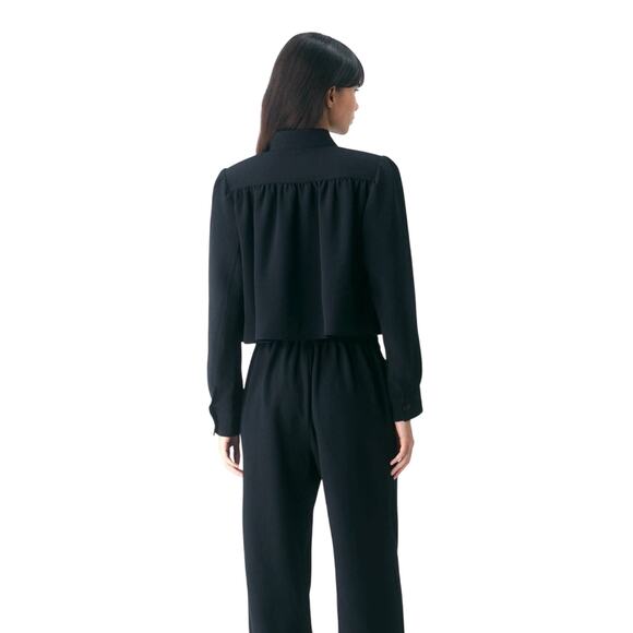 Aritzia Wilfred Balsam Jacket Crepette™ Black | NWT - Picture 10 of 14